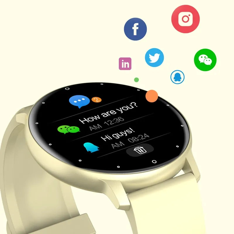 Smartwatch Lige Redondo - Android e iOS