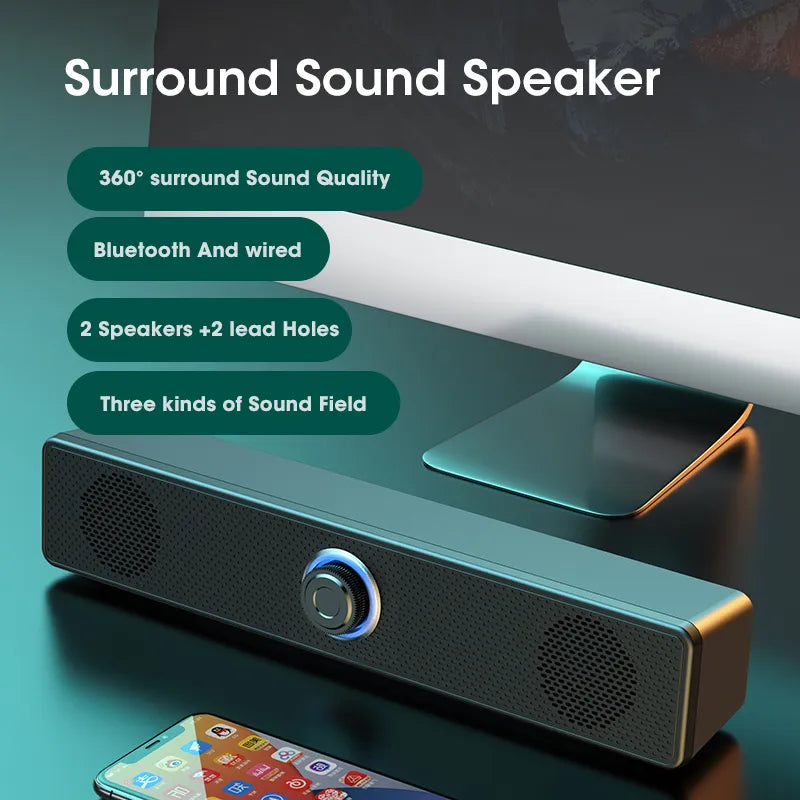 Home Theater Alto-Falante Bluetooth 4D